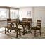 Banc en bois massif rustique avec finition en noyer rustique 1pc