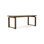 Brown Rectangular Solid Wood Dining Table