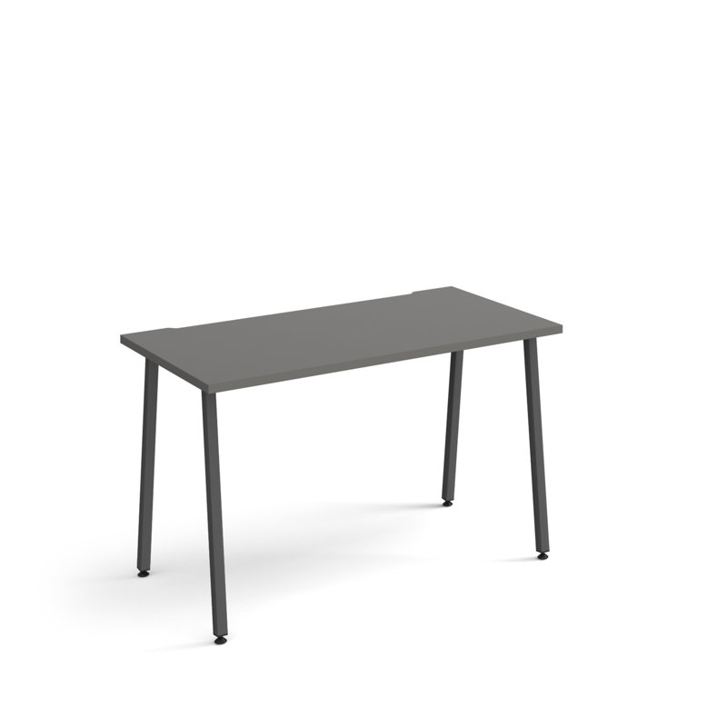 Computer Desk, 730cm H x 1200cm W x 600cm D, Onyx Grey