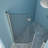 Fold Tempered Glass Shower Door 32"W X 72"H, Brushed Nickel - Construction Quality, Reversible Installation Option, Bathroom Upgrade Project Build, Choice,