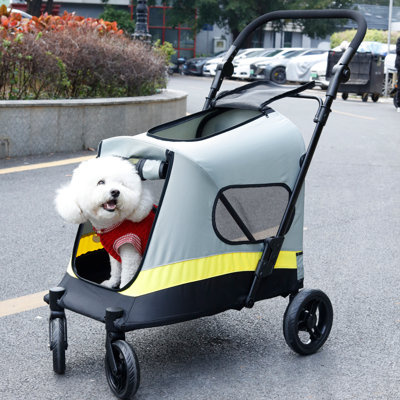 Chariot-poussette portable pliable