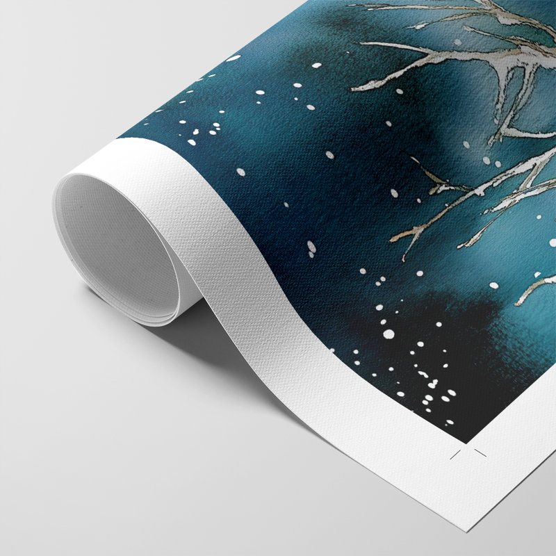 Christmas Holiday Art DCCLXVII - Impression sur toile seulement - NON CADRE, H 12 po x l 8 po
