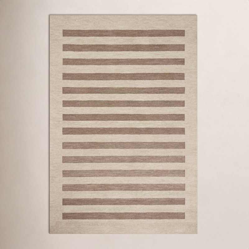 Tapis avoine / écorce Leanne Ford x Loloi Craven, Rectangle 8 pi 6 po x 11 pi 6 po
