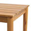Table d'appoint en bois rustique de 20 po x 20 po x 17,83 po avec élément à lattes 20,42 po x 20,42 po x 17,83 po