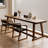 Walnut Rectangular Solid Wood Writing desk-1171691873