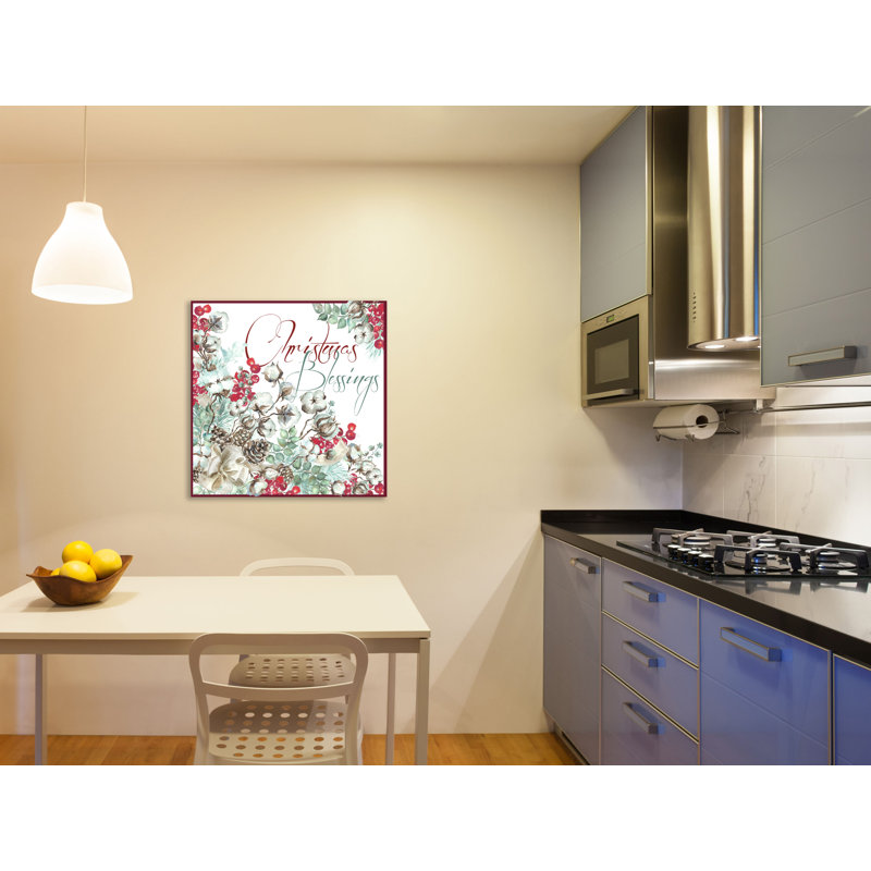 Holliday Cotton Boll - Wrapped Canvas Painting, 61 cm H x 61 cm W