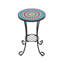 Table d'appoint avec tablette inférieure ouverte