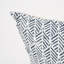  Housse de coussin en lin à chevrons / zigzag