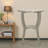 Rhodes Elm Accent Table - 22" Round Pedestal Classic Side Table with Bottom Shelf for Home & Office-2091309093