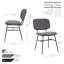Chaise d'appoint rembourrée en velours Aquasco-1670141451