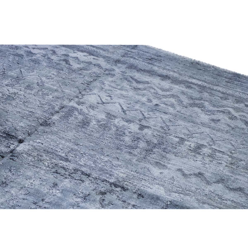 Chevron Area Rug in Blue