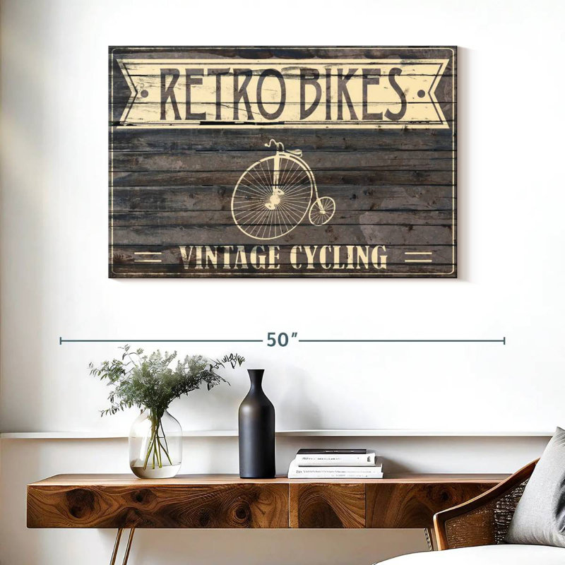 Vélo rétro Penny Farthing II, H 26 po x l 39 po