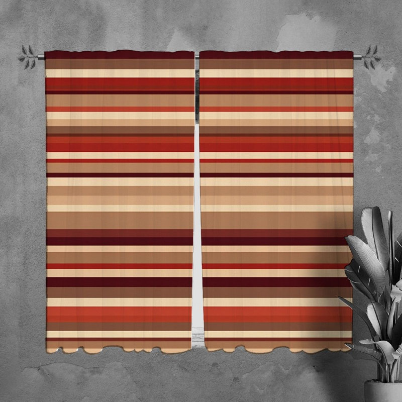 Zakhir Room Darkening Curtain Pair, 20" W x 82" L