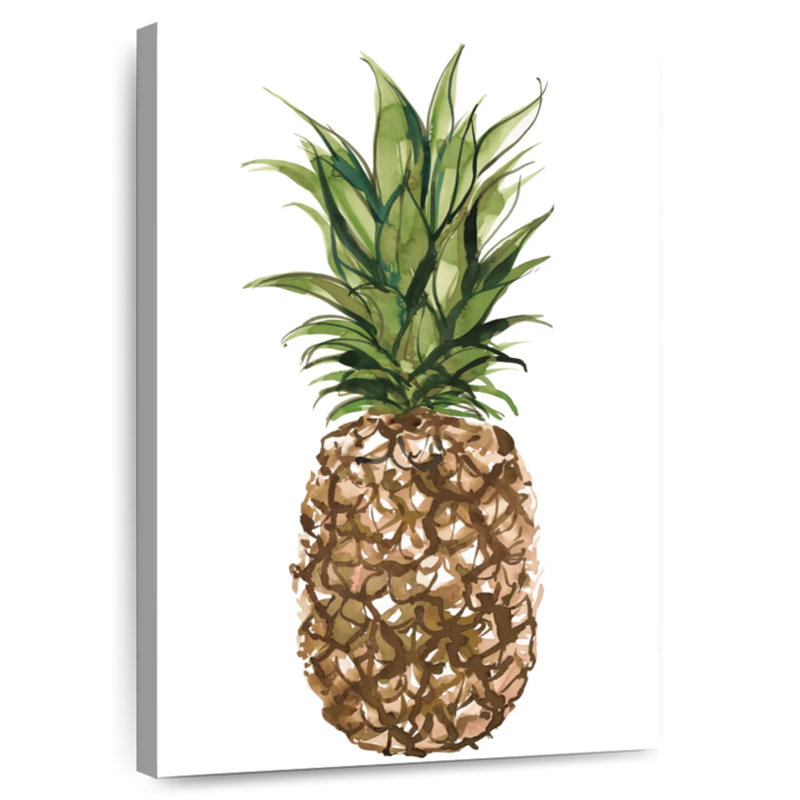 Yarlin Pineapple Watercolor, 36" H x 24" W