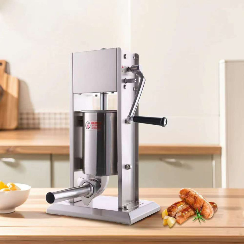 Hakka 3L/7lb Sausage Stuffers and 2 Speed Stainless Steel Vertical Sausage Makers