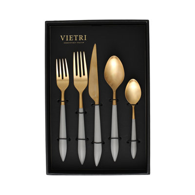 VIETRI Ares Stainless Steel Flatware Set - Service for 4