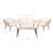 Wicker 4 - Person Patio Conversation Set with Cushions-1557570820