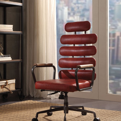 Fauteuil de conférence en cuir véritable Brixham