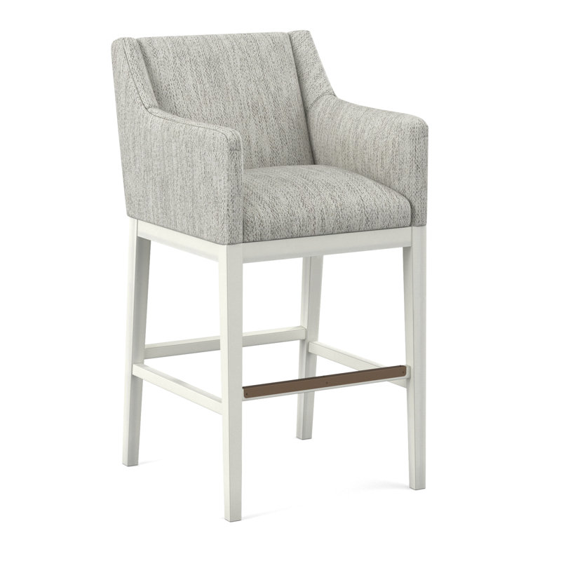 Upholstered Stool, 61481-73, White