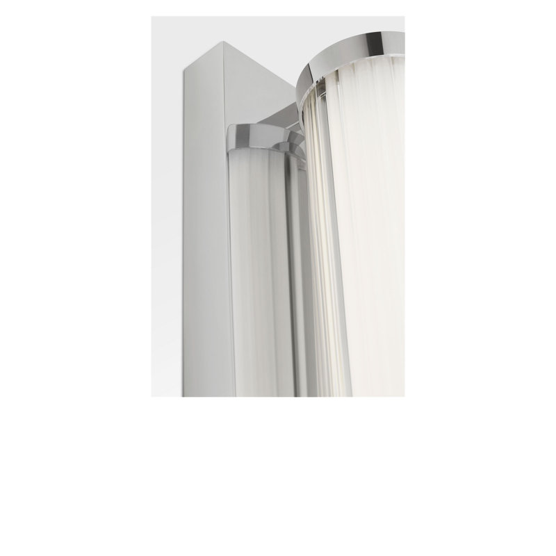 Meuble-lavabo Weston à DEL, Chrome chrome, H 4,25 po x l 28 po x P 3,87 po