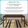 60 in Solid Wood Rectangular Dining Table