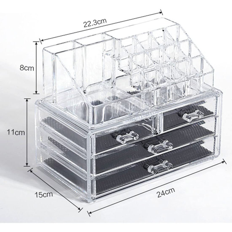 Kintzel Acrylic 4 Compartment Make Up