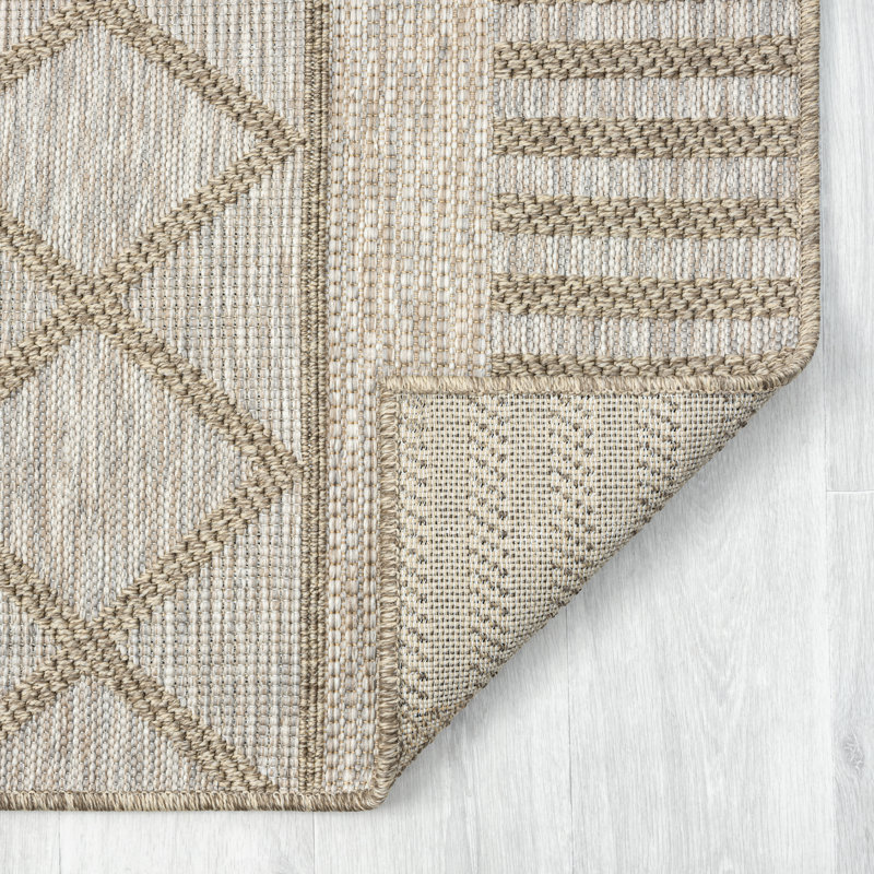 Tapis intérieur / extérieur Hevyn, Rectangle 2 pi x 3 pi