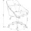 Fauteuil de bureau réglable brun avec siège rembourré, roulettes lisses, largeur de 25,5 po, idéal pour une chaise de travail à domicile, siège moelleux et mobilité facile