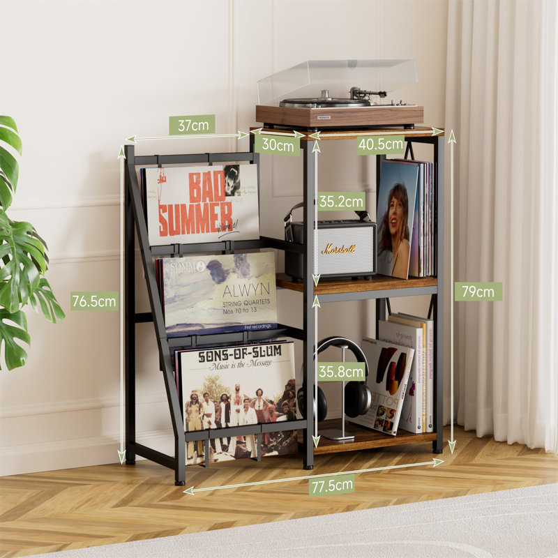 Brehon 79cm H Media Shelves
