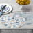 CounterArt Blue Escape Reversible Round Plastic Placemat 4 Pack