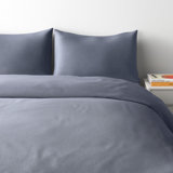 Pia Modern & Contemporary 100% Linen Duvet Cover Set