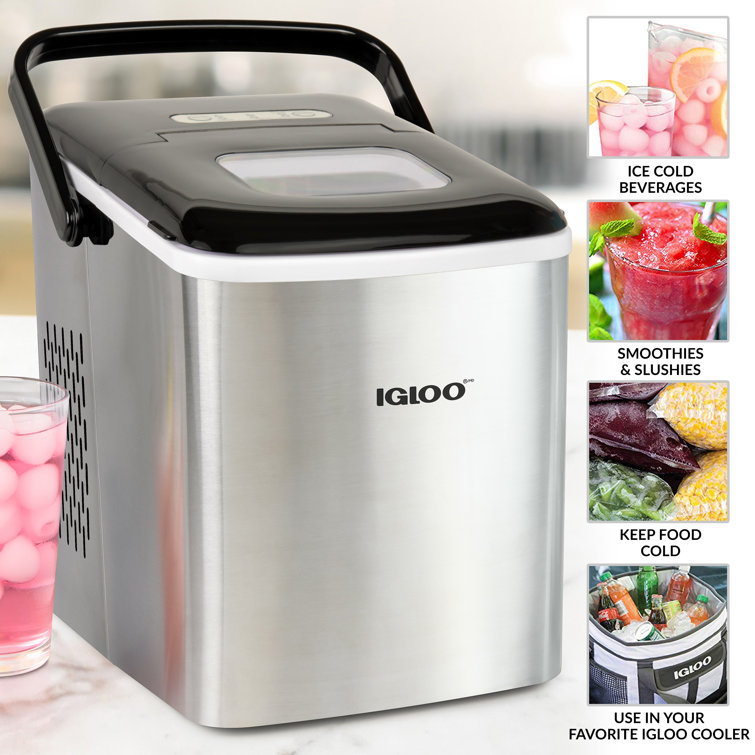 Igloo 26-Pound Automatic Self-Cleaning Portable Countertop Ice