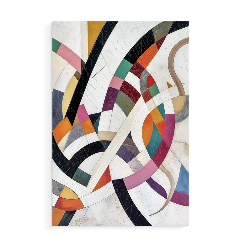 Série ABSTRACT LXIX - Impression sur toile seulement - NON CADRE, H 18 po x l 12 po