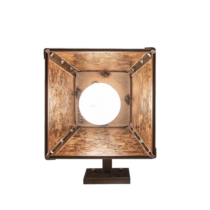 7" Wide Oak Leaf Mission Prime Wall Sconce