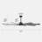 Smart & Remote Controlled 8 Blade Ceiling Fan With Light For Indoor And CoveredOutdoor Use-738365840-740173215-740173209