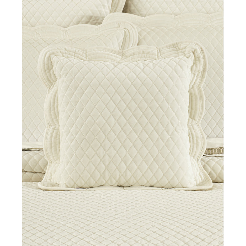 Coussin Marissa, 15 po x 20 po, Rectangulaire, Blanc d'hiver