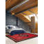 Tapis rouge Melis Vintage 5 pi 0 po x 6 pi 9 po