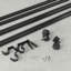 Cappa Drapery Solutions Adjustable 1" Steel Double Curtain Rod Set-1843790201-1843790203