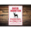 Enseigne de stationnement «Deer Hunter»-216271592