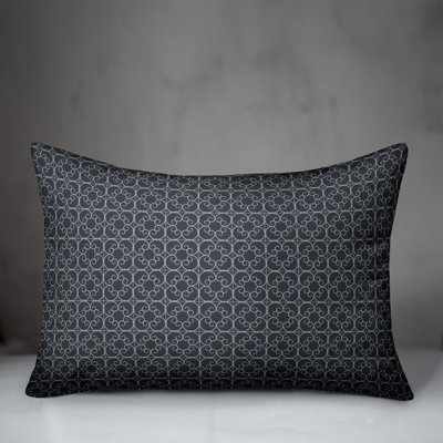 Slate Delicate Rectangular Pillow Cover & Insert