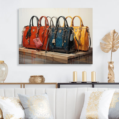 Minimalims Designer Bag Envy III - Fashion Metal Art Print