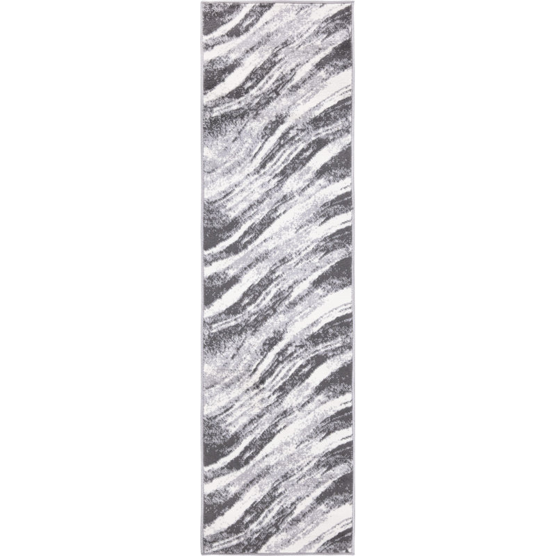 Rawls Abstract Indoor Rug, Runner 2' x 7'