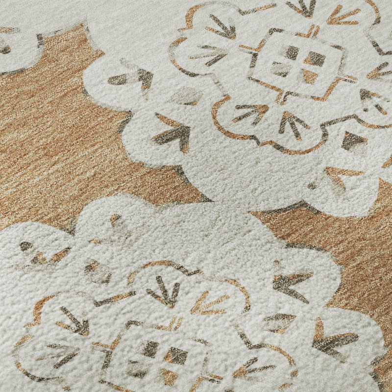 Tapis décontracté de qualité supérieure Mayfield, Cuivre, 3 pi x 5 pi