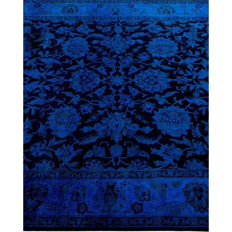 Fine Vibrance One-of-a-Kind 4'2" X 6'2" Hand Knotted Area Rug