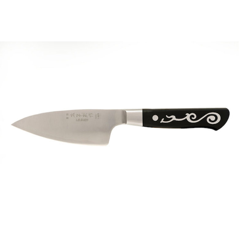 I.O. SHEN Master Grade Khay Dee Deba Kitchen Knife, Chopping Knife, Sharp Knife -  4½" / 115 mm