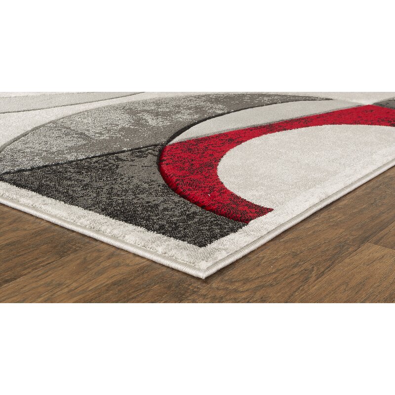 Ivy Bronx Amatia Performance Red Rug & Reviews | Wayfair