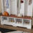 Farmhouse 3-In-1 Hall Tree With Wide Storage Seating Bench,Entryway Shoe Cabinet With Open Compartments,Elegant Coat Rack With 8 Hooks-613693388