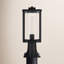 Lampadaire extérieur noir Mickle