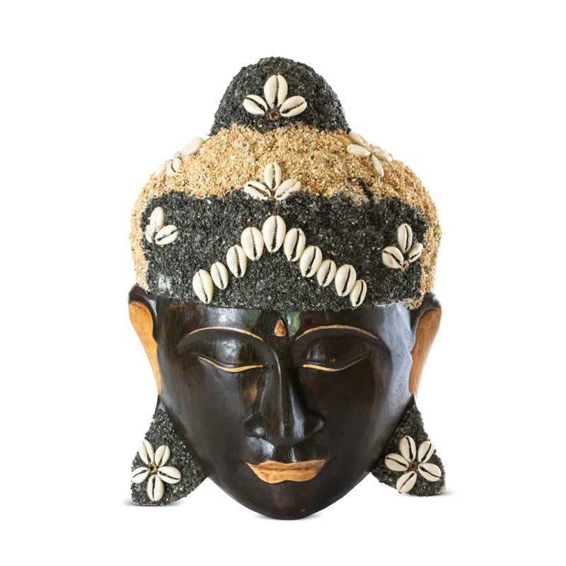 Statue de tête de Bouddha serein Wyoming