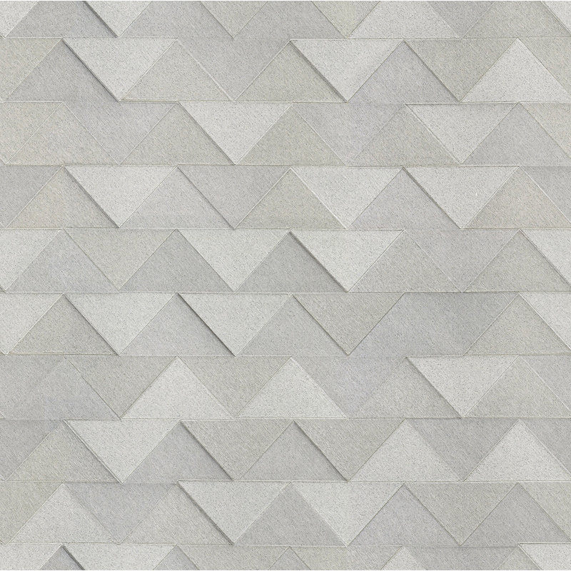 Rouleau de papier peint l 33 po x l 20,5 po Skylah, Gris